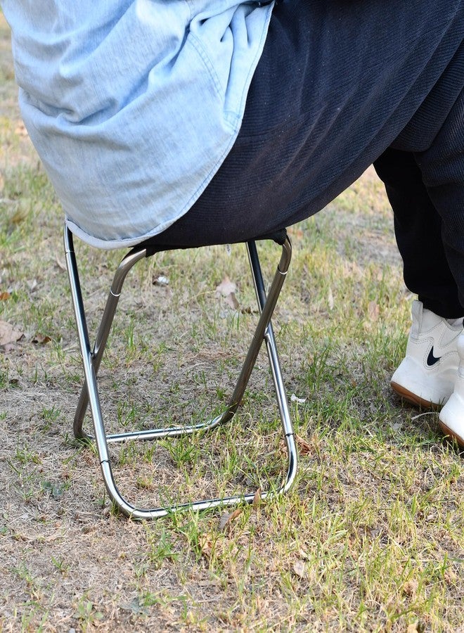 LYHLYA Portable Mini Folding Stool, Small Camping Stool Mortable Stool Can Hold Up to 150 Lbs - Image 2
