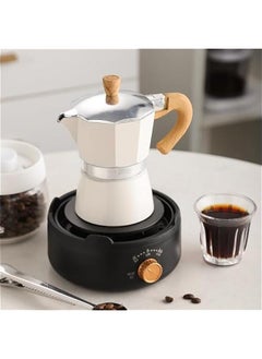 Generic Espresso Maker Stovetop,Camping Moka Pot 2 Cup/120ML,Stove Top Espresso Italian Coffee Maker,Easy to Use (White)  - Image 3