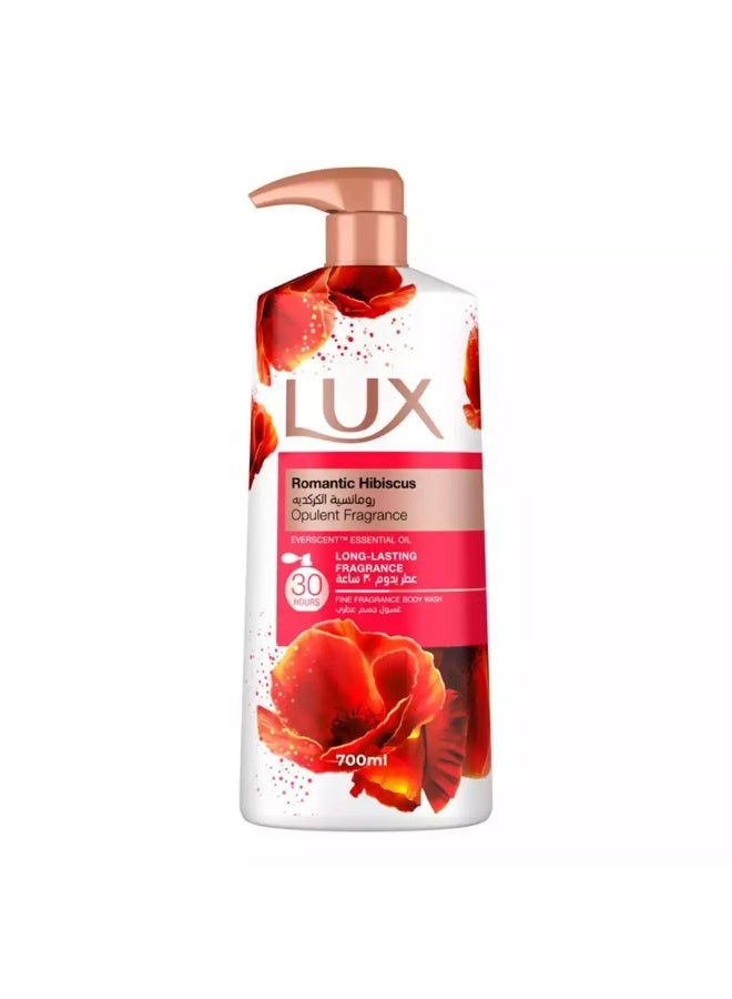 Lux Romantic Hibiscus Body Wash 700ml