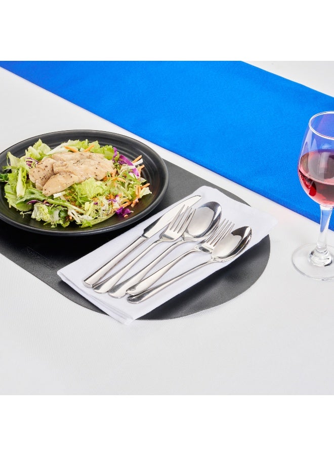 Restaurantware Flatware Set, 10-Piece Silverware Set, 18/10 Stainless Steel Home Kitchen Hotel Restaurant Tableware Cutlery Set, Service for 2 - Dishwasher Safe - Image 3