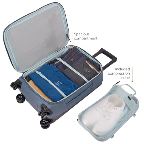 THULE ثول أيون حقيبة سفر دوارة، رمادي داكن - Image 3