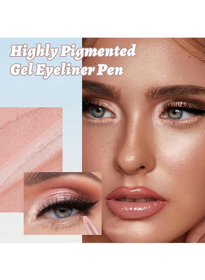 YOUNG VISION Gel Eyepencil，Waterline Gel Eyeliner Pencil, Waterproof Long Lasting Cream Eye Liner Pencil ，Hypoallergenic Highly Pigmented Precision Smudge-Proof Smooth Eyeliner Makeup Pen -06 - Image 3