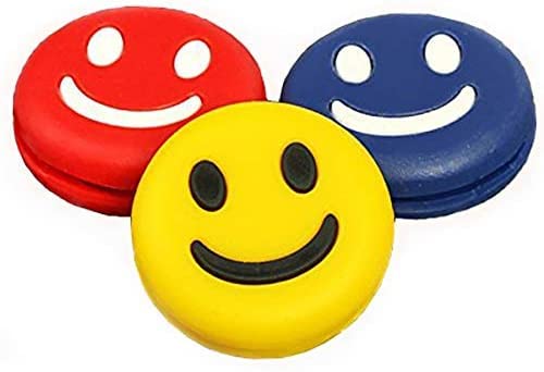 Senston Tennis Racket Silicone Vibration Dampeners Smile Face Shock-Absorber Fit in Your Racket String -Set of 6 Pack - Image 1