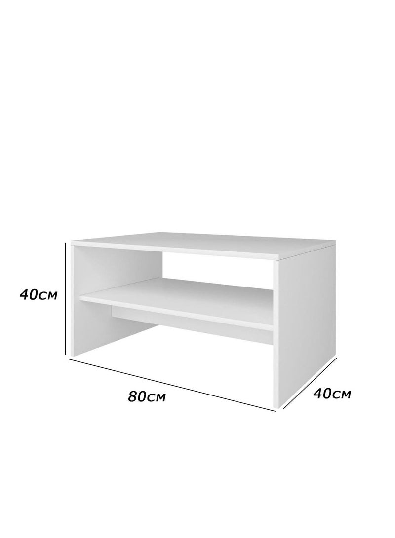 فرنتشر ستور ترابيزة قهوة - ارتفاع 40 سم - عرض 80 سم - عمق 40 سم ، من فرنتشر ستور. - Image 5