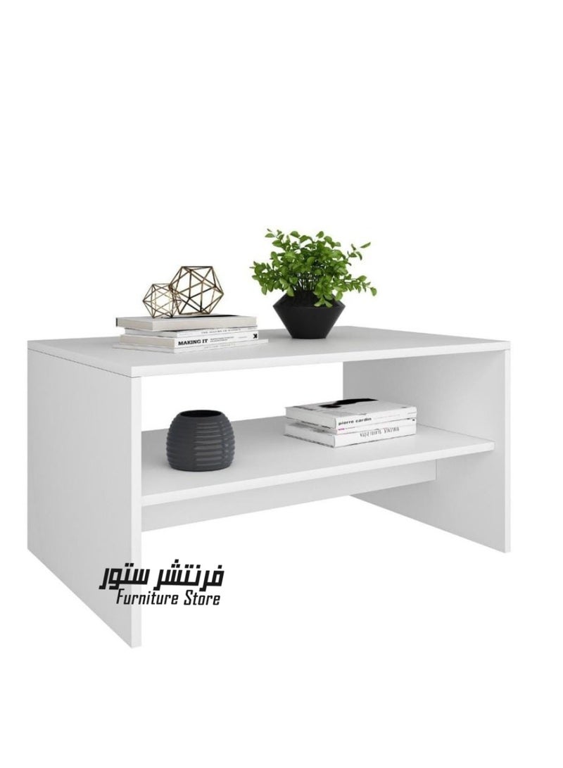 فرنتشر ستور ترابيزة قهوة - ارتفاع 40 سم - عرض 80 سم - عمق 40 سم ، من فرنتشر ستور. - Image 4