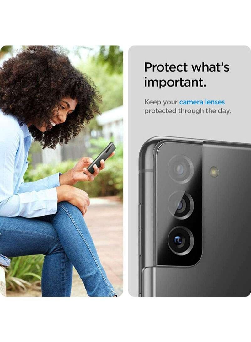 BORTONY Camera Lens Protector For Samsung S21 Plus Black - Image 4