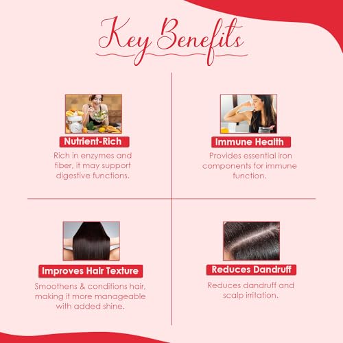 minature 100% Pure Hibiscus (Gudhal) Powder 227g (8oz) | 100% Natural (Sabdariffa) Powder for Hair Care, Face Pack, Tea & DIY Herbal Remedies - Image 3