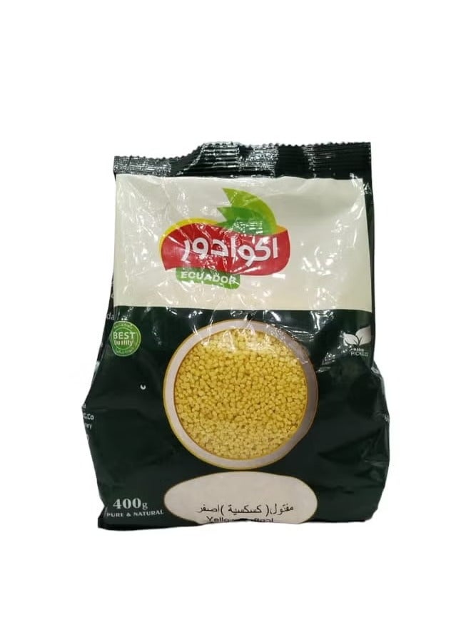 اكوادور بذور مفتول كسكسية اصفر 400 جرام