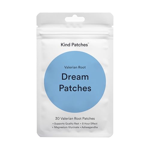 Kind Patches Valerian Root Dream Patches Sleep Patches Natural Sleep Aid with Ashwagandha and Magnesium Overnight Use 30 Count - Image 2