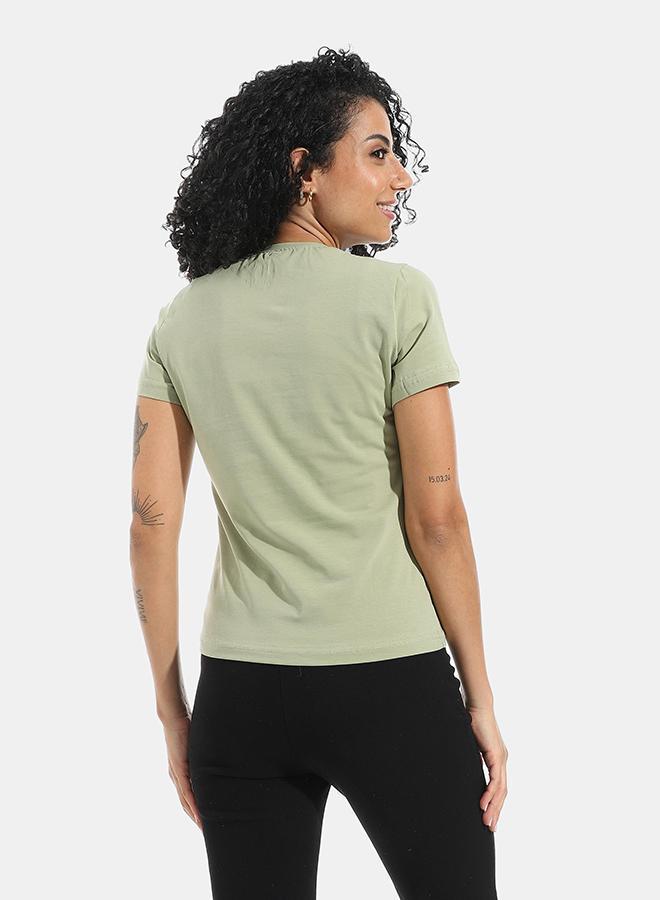 Xtcy Single Lycra Half Sleeve Crew Neck women - Image 3