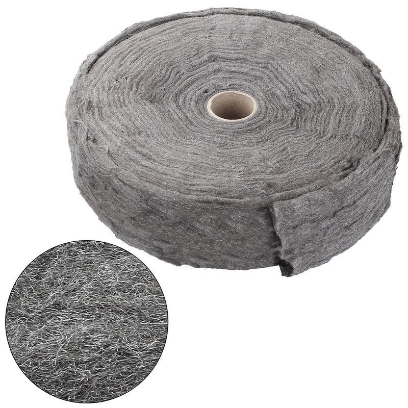 AConnet Grade 0000 Steel Wool 5lb Steel Wool Roll for Cleaning, Remove Rust, Buffing Wood and Metal Finishes - Image 3
