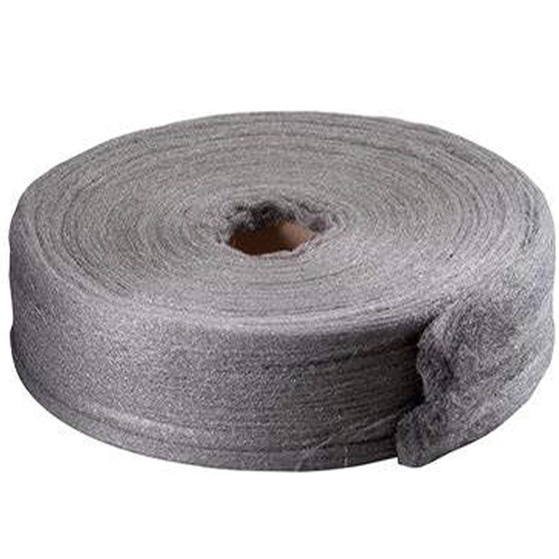 AConnet Grade 0000 Steel Wool 5lb Steel Wool Roll for Cleaning, Remove Rust, Buffing Wood and Metal Finishes - Image 1