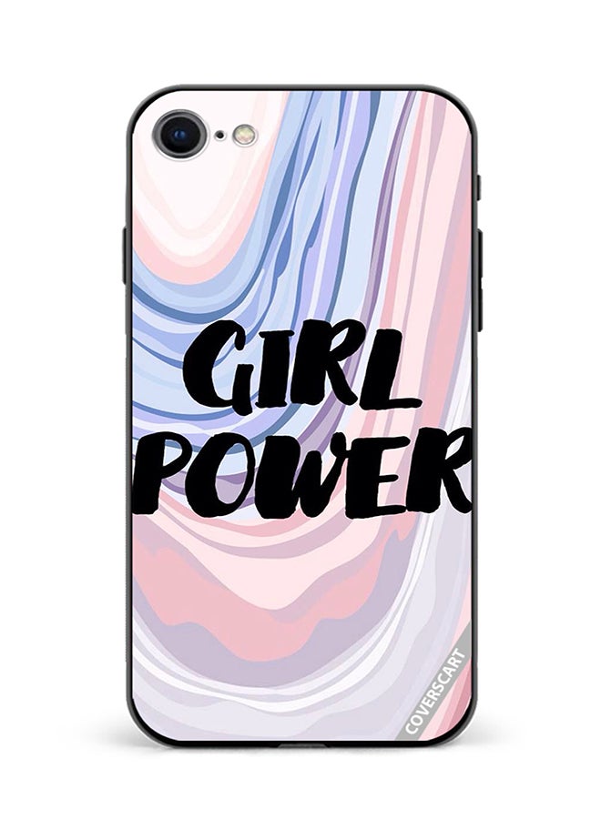 Protective Case Cover For Apple iPhone SE 2020 Girl Power 1 Design Multicolour