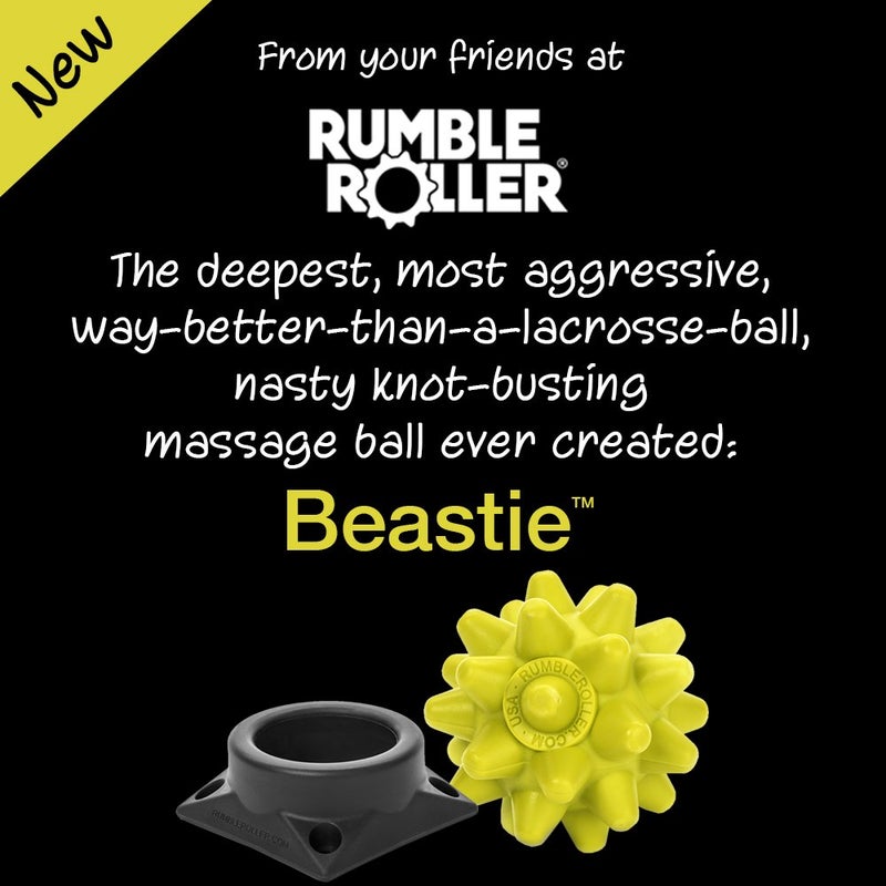 RUMBLE ROLLER كرة الوحش وقاعدة RUMBLE ROLLER (RumbleRoller BXA صلبة إضافية الوحش + قاعدة، خضراء) - Image 2