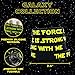 L LIFETIME The Force Party Favors Bands Galaxy Wars Theme Birthday Supplies Goody Bag Kids Teen Tween Size Wrist Bracelets for Boys Girls Rubber Band Bracelets Silicone Bracelets for Girls 24 Pack - Image 3