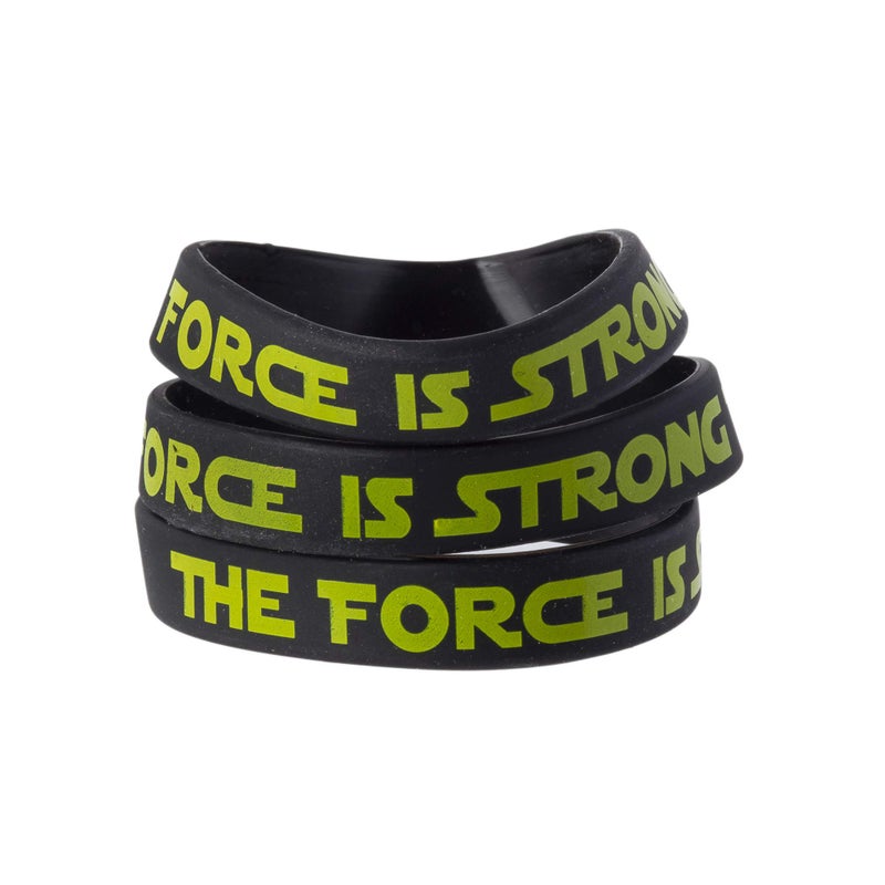 L LIFETIME The Force Party Favors Bands Galaxy Wars Theme Birthday Supplies Goody Bag Kids Teen Tween Size Wrist Bracelets for Boys Girls Rubber Band Bracelets Silicone Bracelets for Girls 24 Pack - Image 4