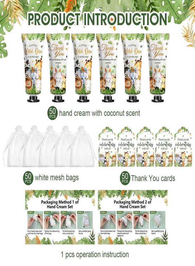 KONEUK 50 Pack Baby Shower Bulk Hand Cream Gifts Sets, Baby Shower Favors and Bridal Shower Favors for Guests with Thank You Card and Organza Gift Bags, Birthday Gifts, Appreciation Gifts for Guests (Animal) - Image 2
