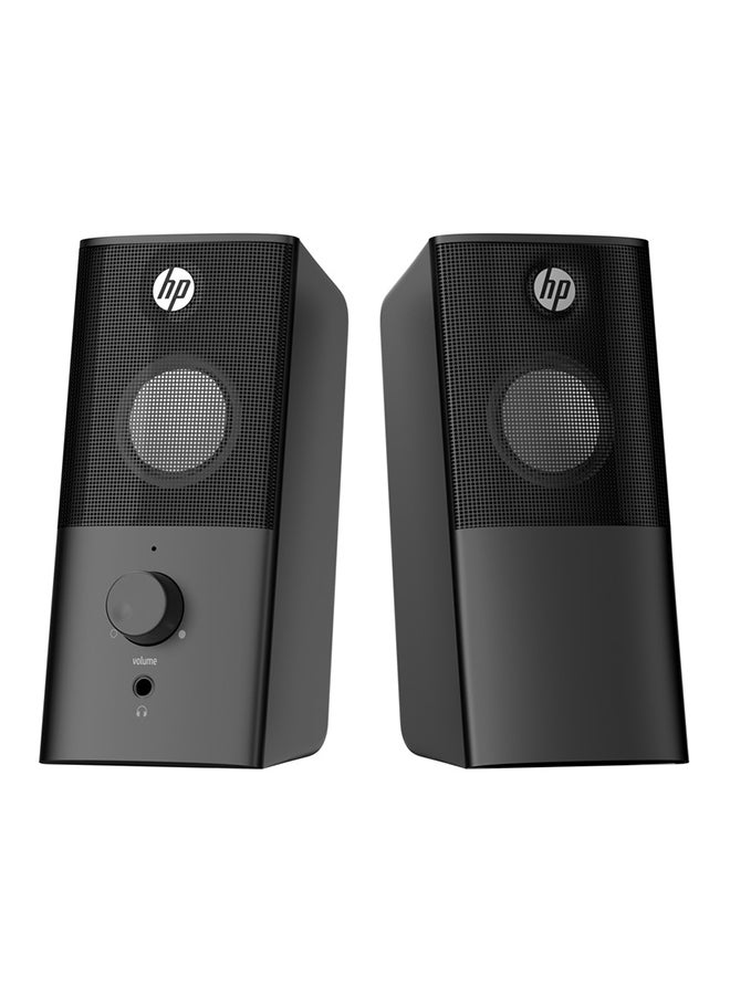 HP DHS -2101 Wired Multimedia Speakers 6972431710404 Black - Image 2