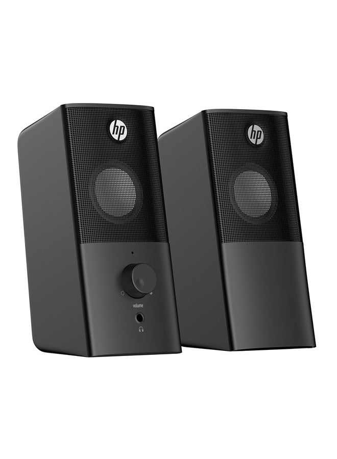 HP DHS -2101 Wired Multimedia Speakers 6972431710404 Black - Image 4