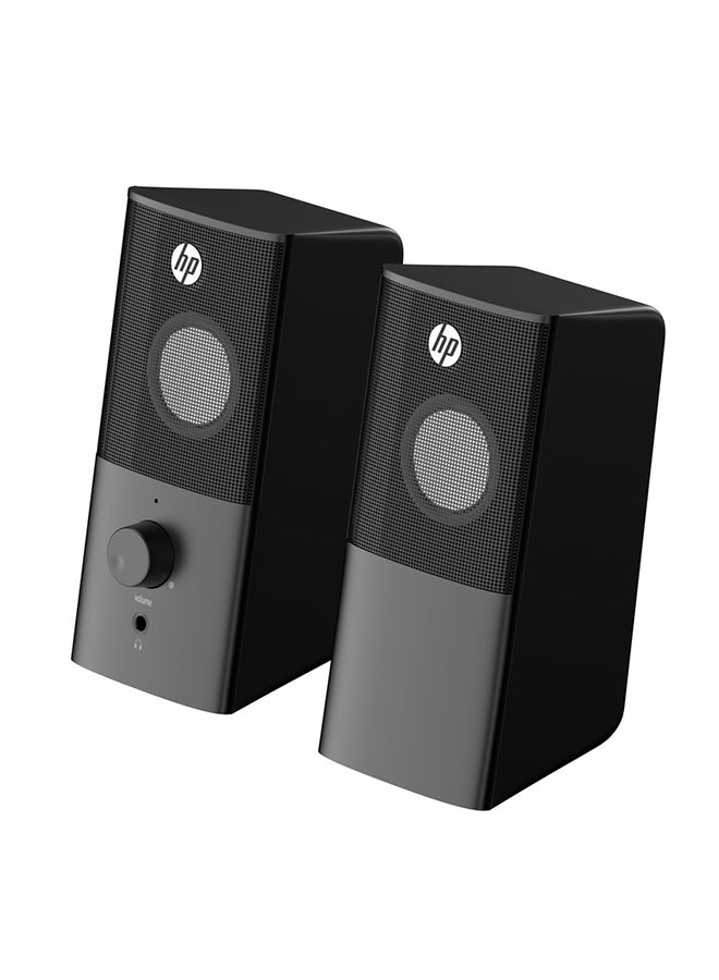 HP DHS -2101 Wired Multimedia Speakers 6972431710404 Black - Image 3