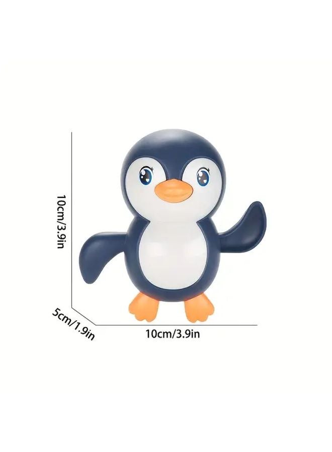 3pcs Baby Bath Toy Wind Up Swimming Penguin Cartoon Plaything For Christmas Gift - Image 3