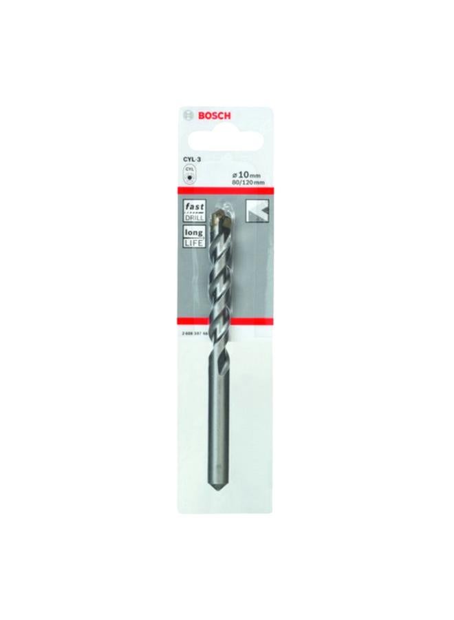 BOSCH CYL-3 2-Flute Design Break-Resistant Concrete Masonry Drill Bit Grey 10 x 120mm  - Image 2