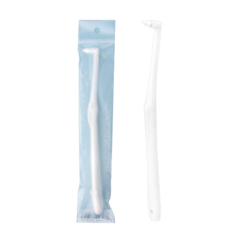 Inralimot Unique End Tuft Toothbrush, Small - Head Orthodontic Brush - Ultra Soft for Precise Braces, Implants & Teeth Cleaning - Image 1