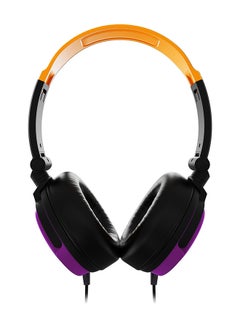 4gamers ECLIPSE Premium Gaming Headset Orangepurple  - Image 1