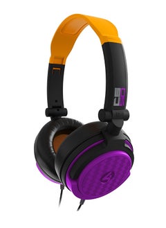 4gamers ECLIPSE Premium Gaming Headset Orangepurple  - Image 2