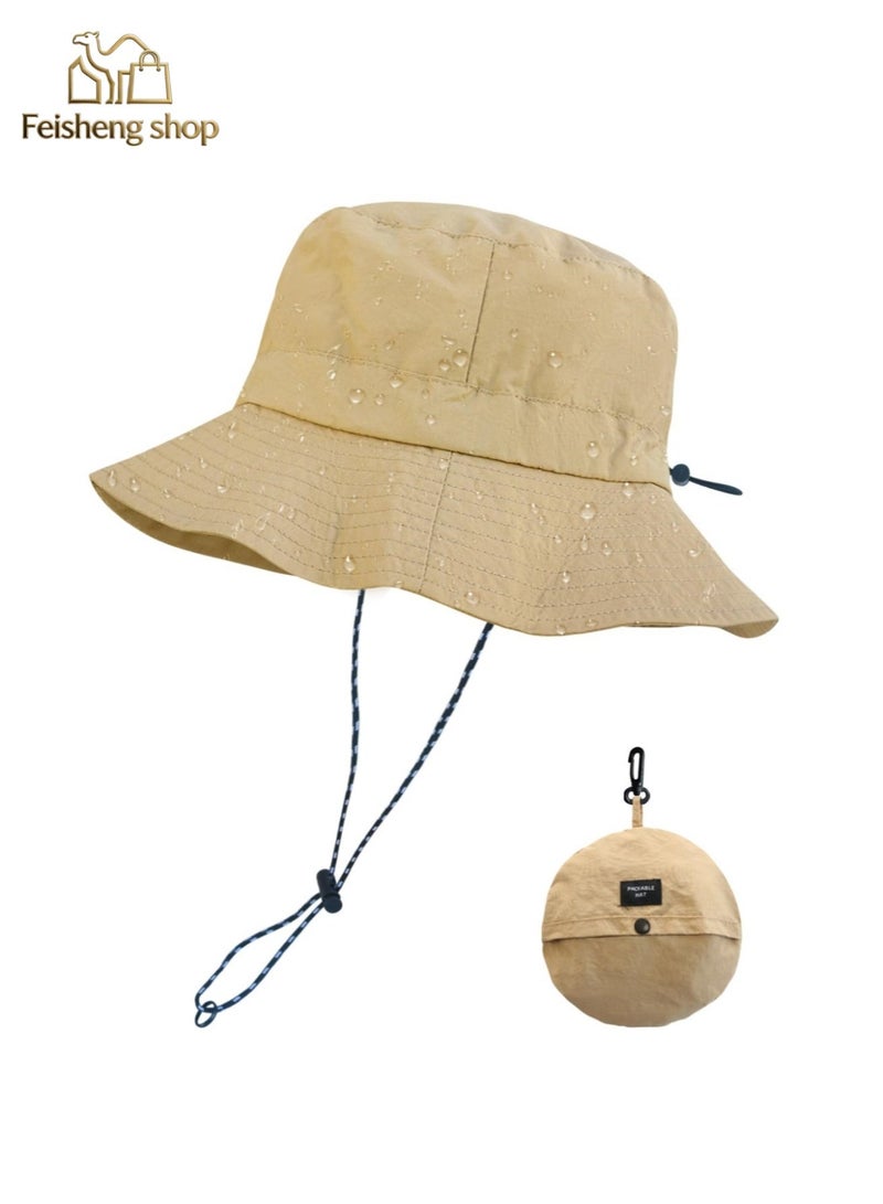 Feisheng shop Unisex Foldable Sun Hat | Bucket Hat | Outdoor UV Protection | Waterproof & Lightweight | Ideal for Fishing and Hiking - Image 1
