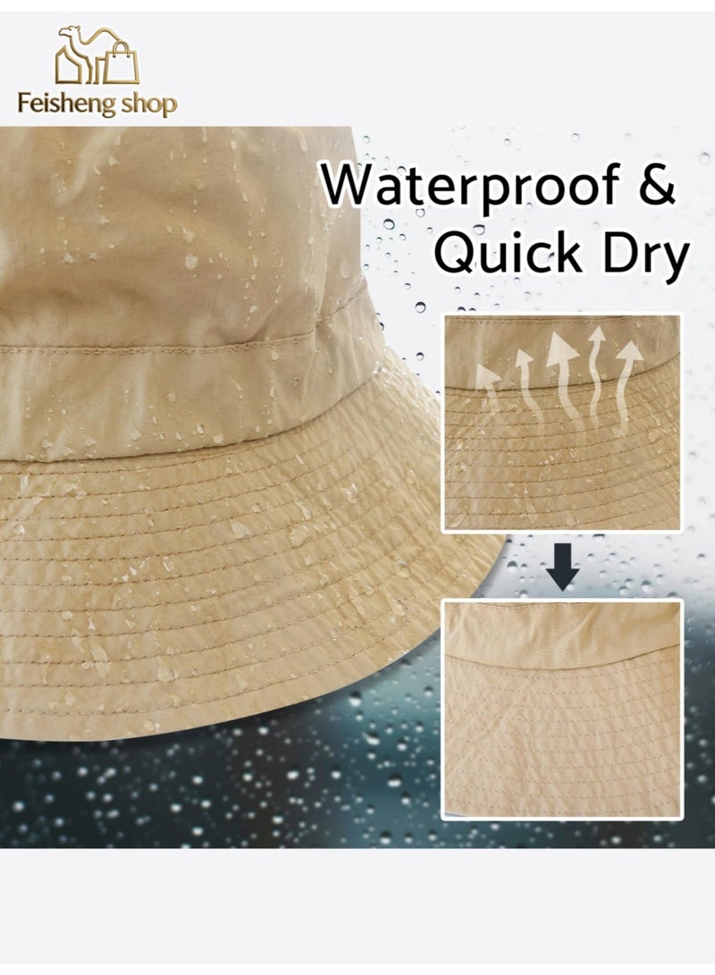 Feisheng shop Unisex Foldable Sun Hat | Bucket Hat | Outdoor UV Protection | Waterproof & Lightweight | Ideal for Fishing and Hiking - Image 2