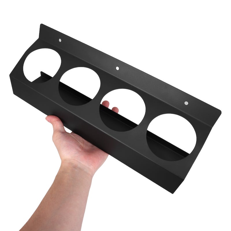 Spray Can Holder Rack - Wall Mount Spray Bottle Holder for Workshop and Garage - Metal Paint Can Organizer Storage Shelf - Image 2