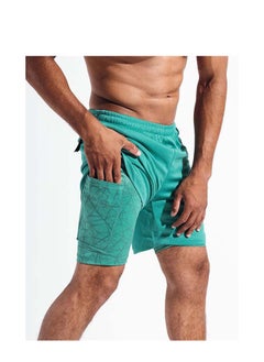 SIGMA FIT Sigma Fit MINT LEAF MAVERIK SHORT - M ,Color: Green  - Image 1
