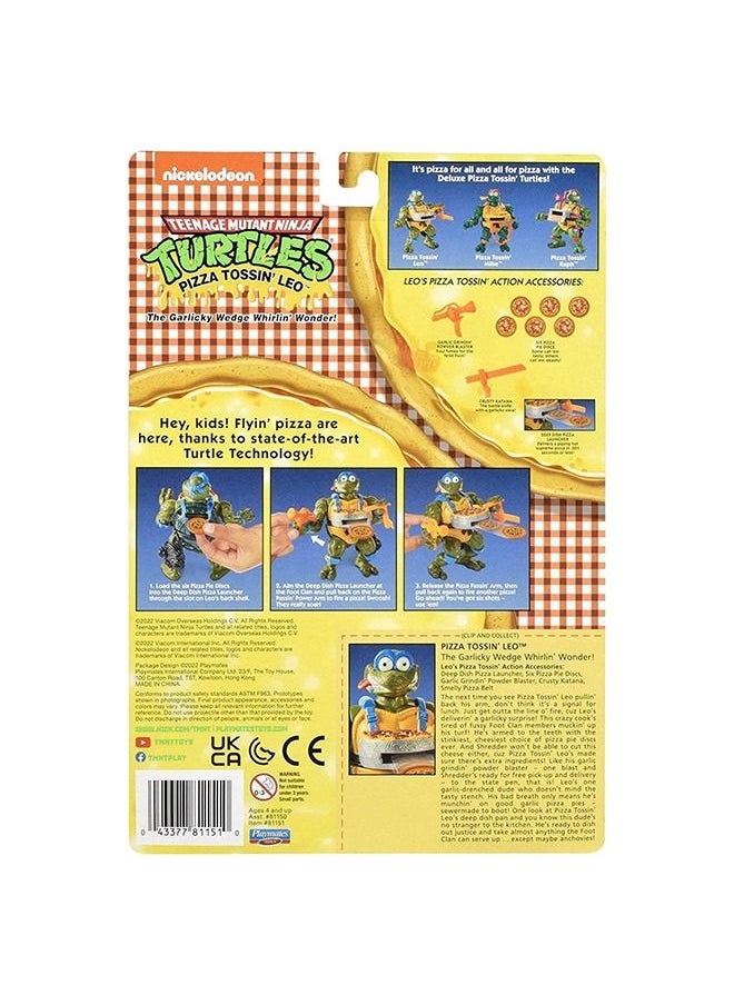 Teenage Mutant Ninja Turtles الأبطال المتحولون المراهقون: تمثال ليوناردو الكلاسيكي الأصلي الذي يرمي البيتزا  - Image 2