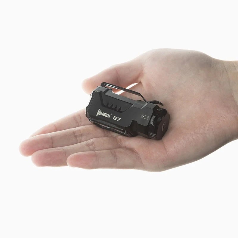 وبين مصباح يدوي Wuben E7 Headlamp 1800Lumens EDC Rechargeable Waterproof Magnetic Flashlight With 26650 Battery Outdoor Camping Running Lighting - Image 3