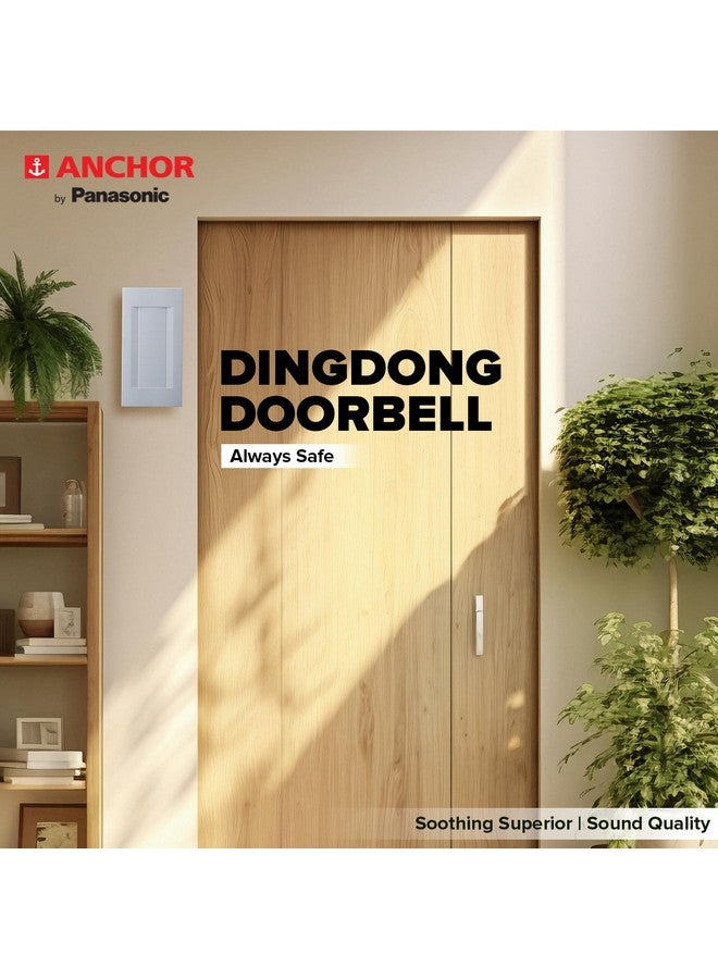 Anchor by Panasonic Capton Ding Dong Doorbell | Calling Bell for Home | Door Bell for Office, School (8272) - Image 4