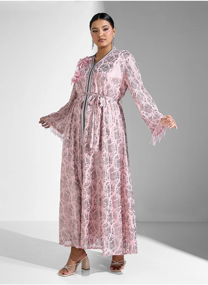 خزانة Plus size printed dress