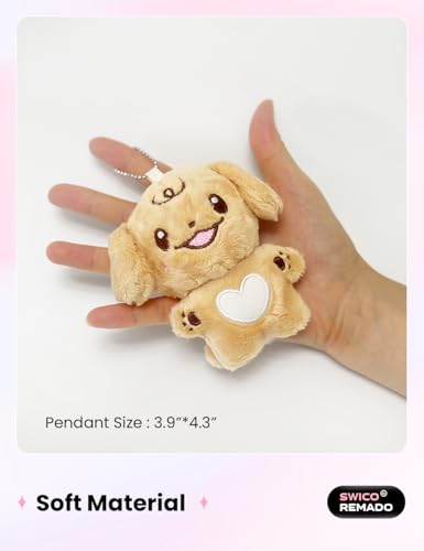 Swico Remado Cute Cartoon Animal Keychains Car Key Handbag Wallet Tote Bag Pendant for Women - Image 3
