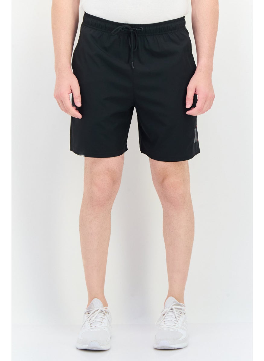 TapouT Men Sportswear Fit Brand Logo Training Shorts, Black  - Image 1