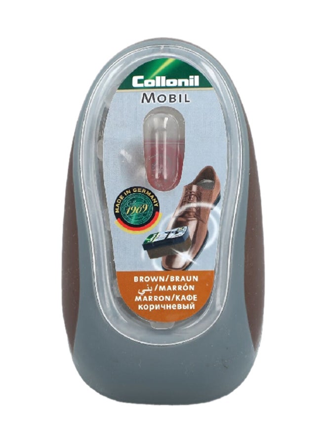 Collonil إسفنجة تنظيف وتلميع الأحذية Mobil Protect مع سائل بني 1 × 1 × 1 سم 4002092051768 - Image 1