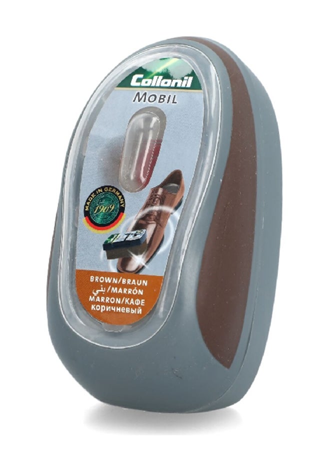 Collonil إسفنجة تنظيف وتلميع الأحذية Mobil Protect مع سائل بني 1 × 1 × 1 سم 4002092051768 - Image 2