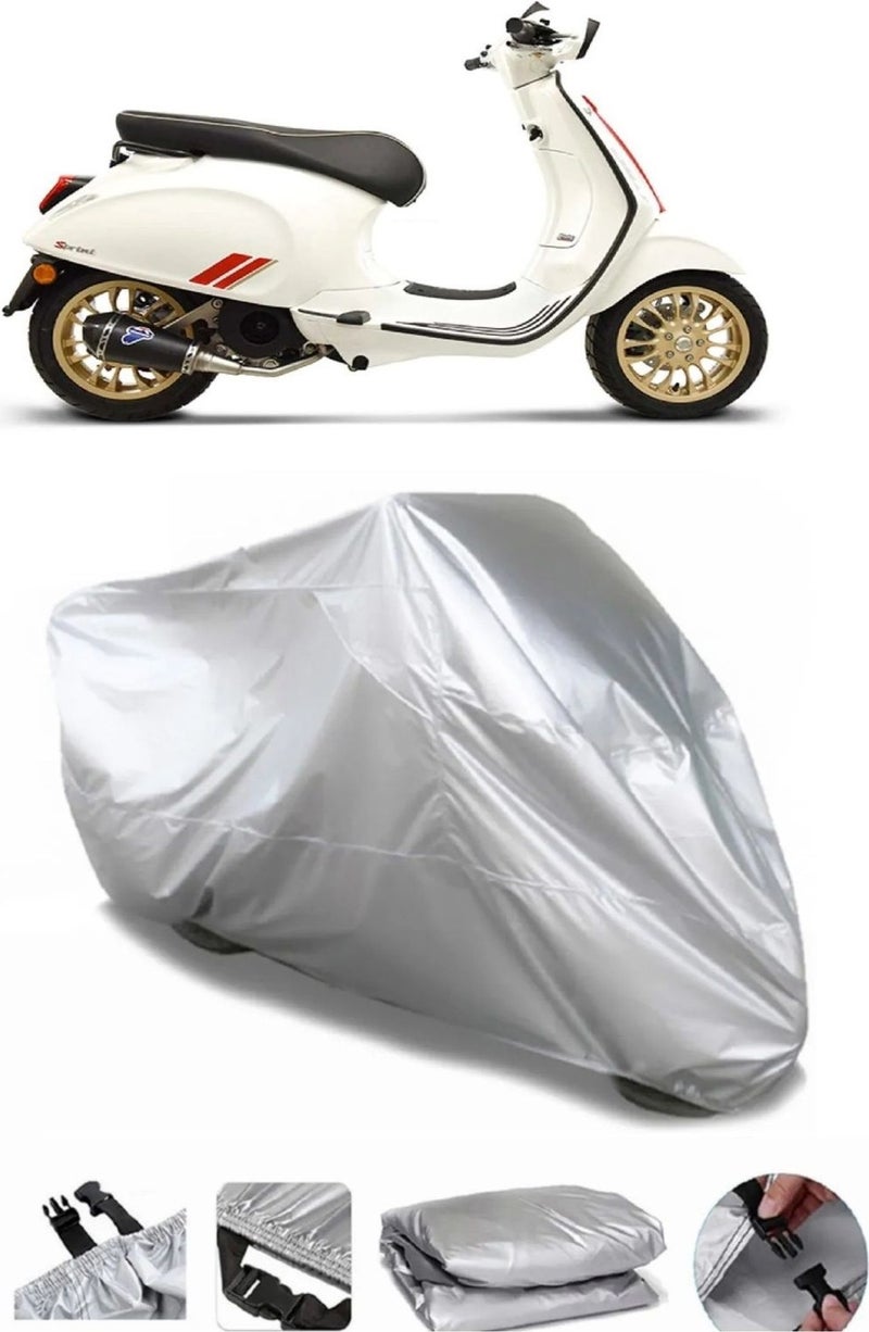 Vespa Lx 125 3V I.e Grey Waterproof Motorcycle Canvas Premium