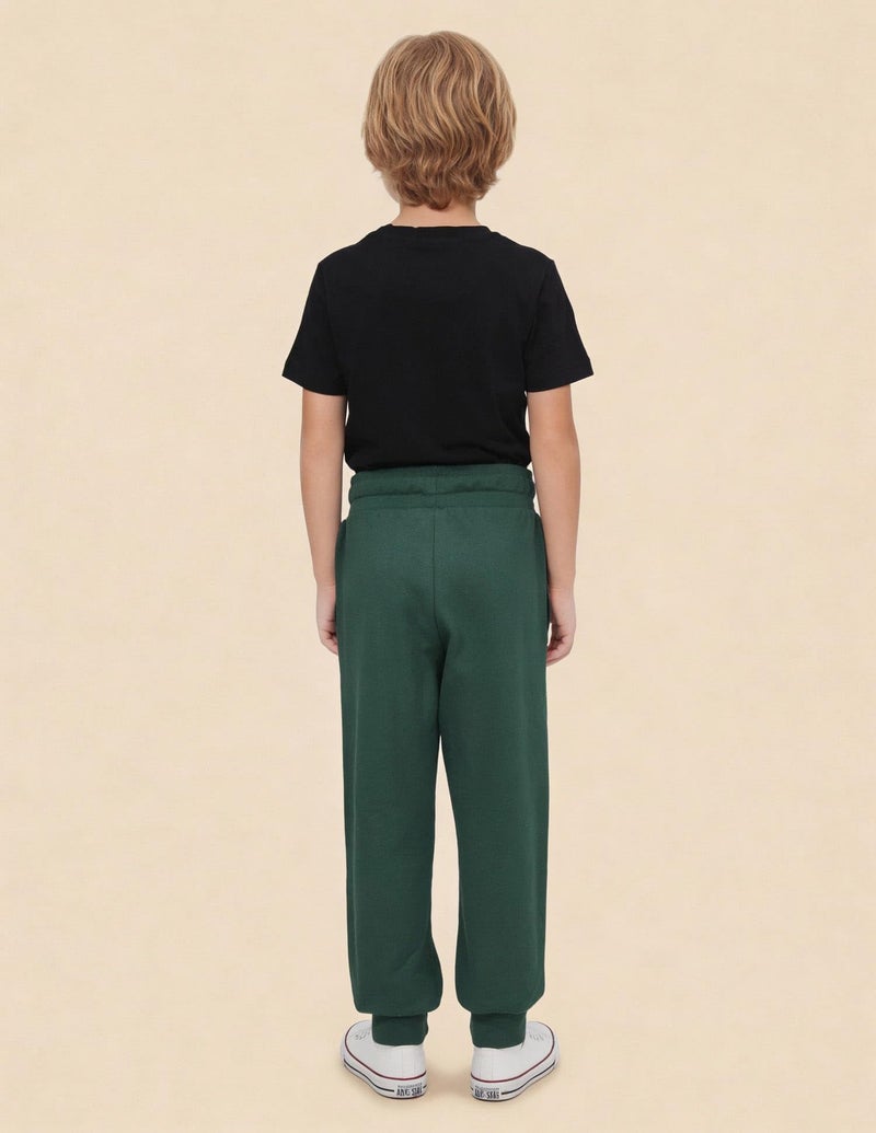 U.S. Polo Assn. US Polo Assn. Track Pant for Kids - Regular Fit with Mid Rise Waist Pants for Boys - 12T, Dark Green - Image 5