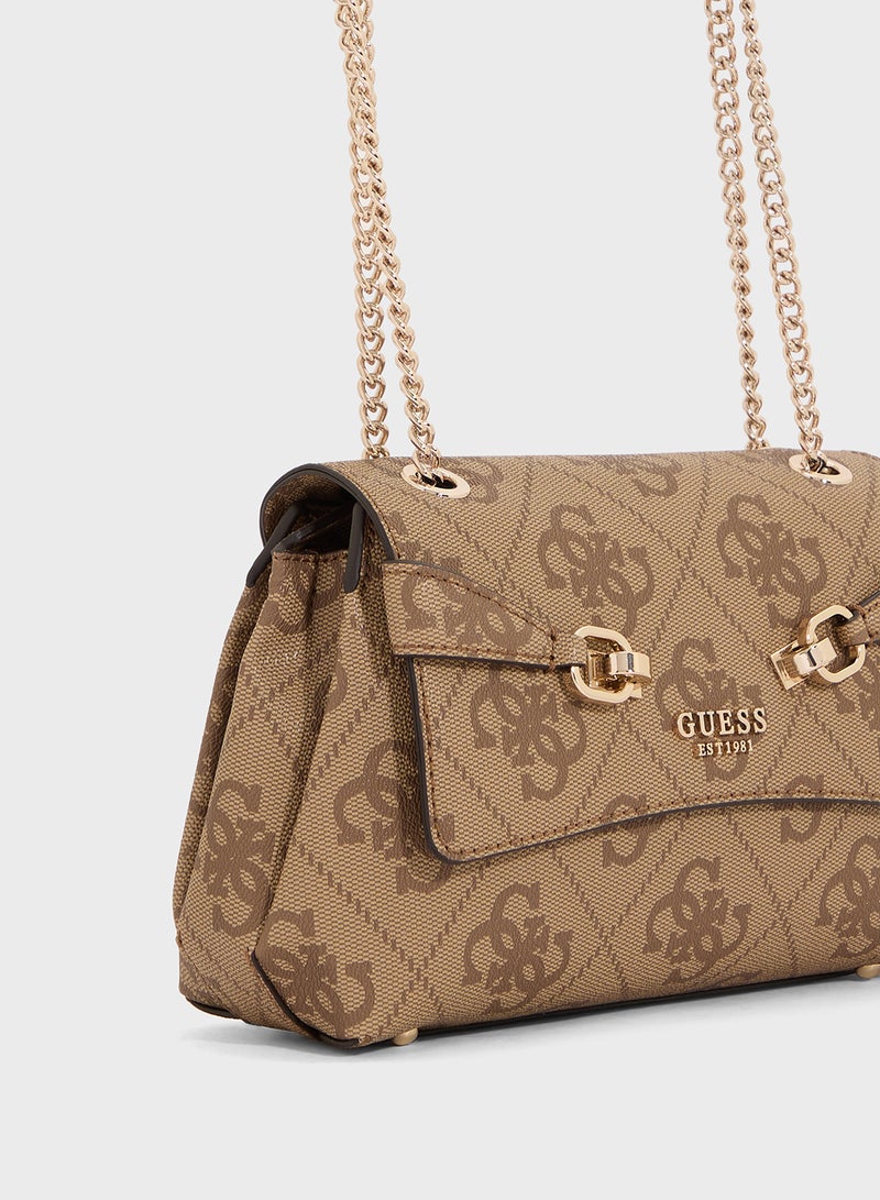 GUESS Lorelei Convertible Crossbody Flap - Image 4