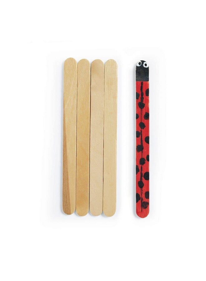 Colorations Regular Natural Wood Craft Sticks Popsicle Sticks 1000 Pieces All Natural 4 Inches X 3/8 Inch Arts & Crafts Stem Steam Bulk Pack - Image 2
