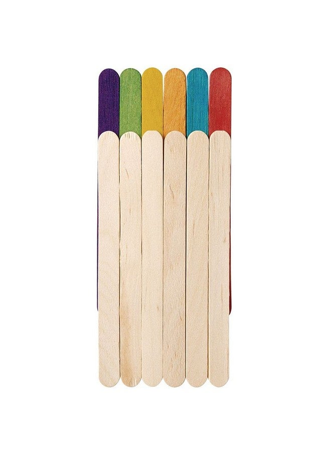 Colorations Regular Natural Wood Craft Sticks Popsicle Sticks 1000 Pieces All Natural 4 Inches X 3/8 Inch Arts & Crafts Stem Steam Bulk Pack - Image 4