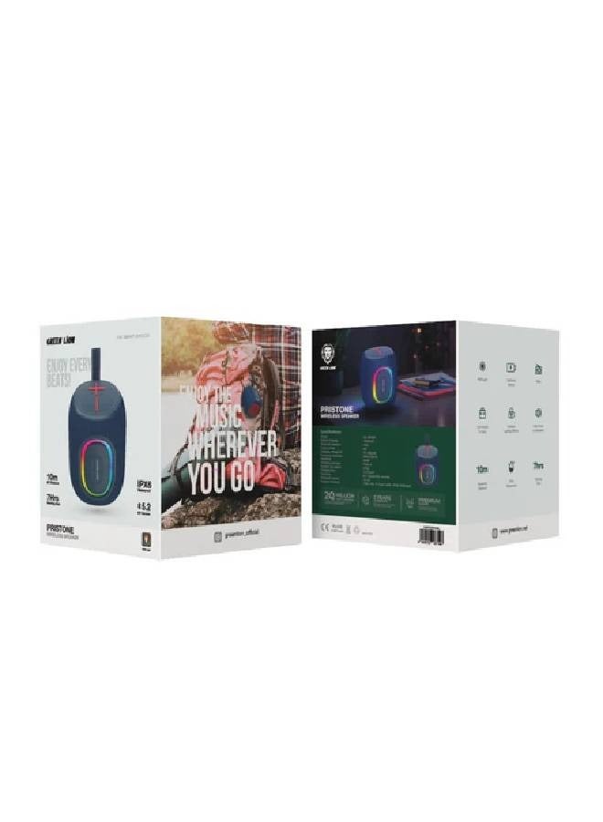 GREEN LION Pristone Wireless Speaker RGB Light Multiple Lighting Effect IPX6 Waterproof - Image 2