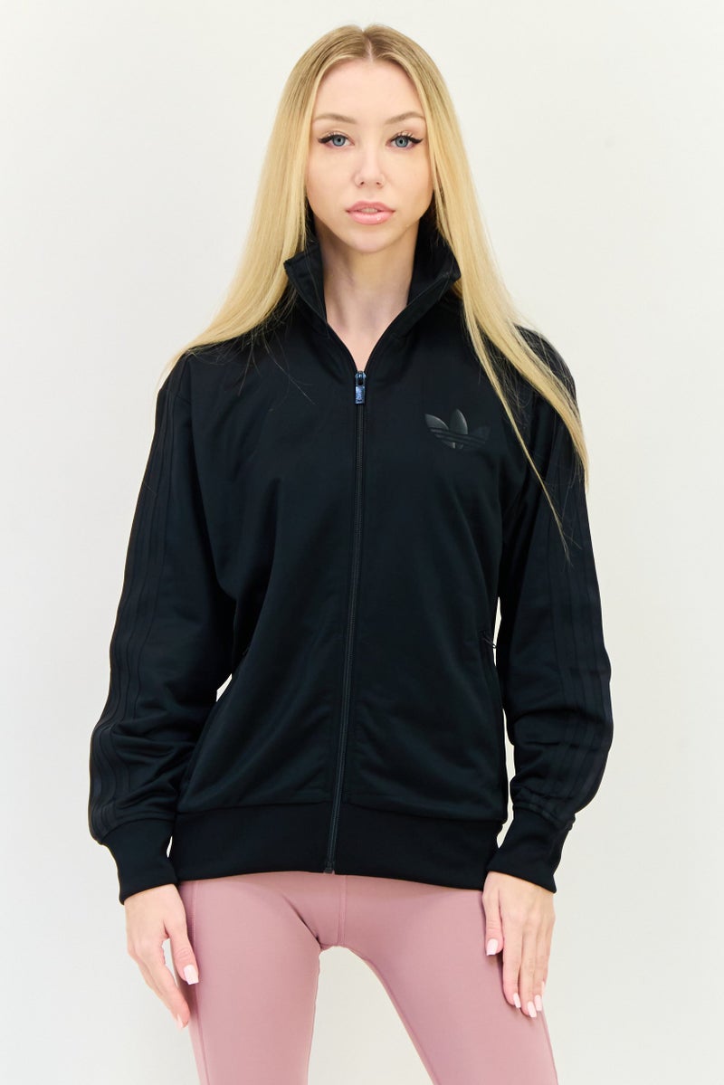 adidas Originals Women Sportswear Fit Long Sleeves Training Jacket, Black  - Image 1