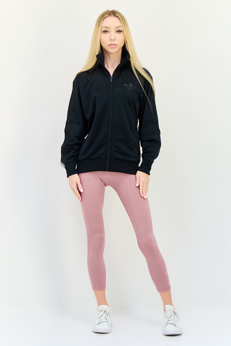adidas Originals Women Sportswear Fit Long Sleeves Training Jacket, Black  - Image 4