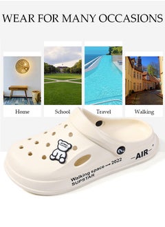 Men's Crocs clogs Sandals Bath Slippers Quick Drying Slide Sandal Non-Slip Soft Shower Slippers Spa Bath Pool Gym House Slippers Beach Sandals for Indoor & Outdoor - pzsku/Z699217725122F12B9F81Z/45/_/1734744683/de32f329-7635-4f5b-bc90-bf93939fddab